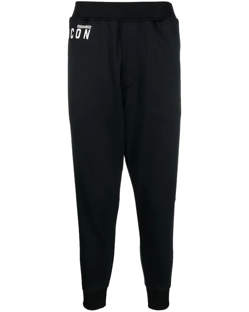 Dsquared2 Jogginghose mit Logo-Print - Schwarz Schwarz