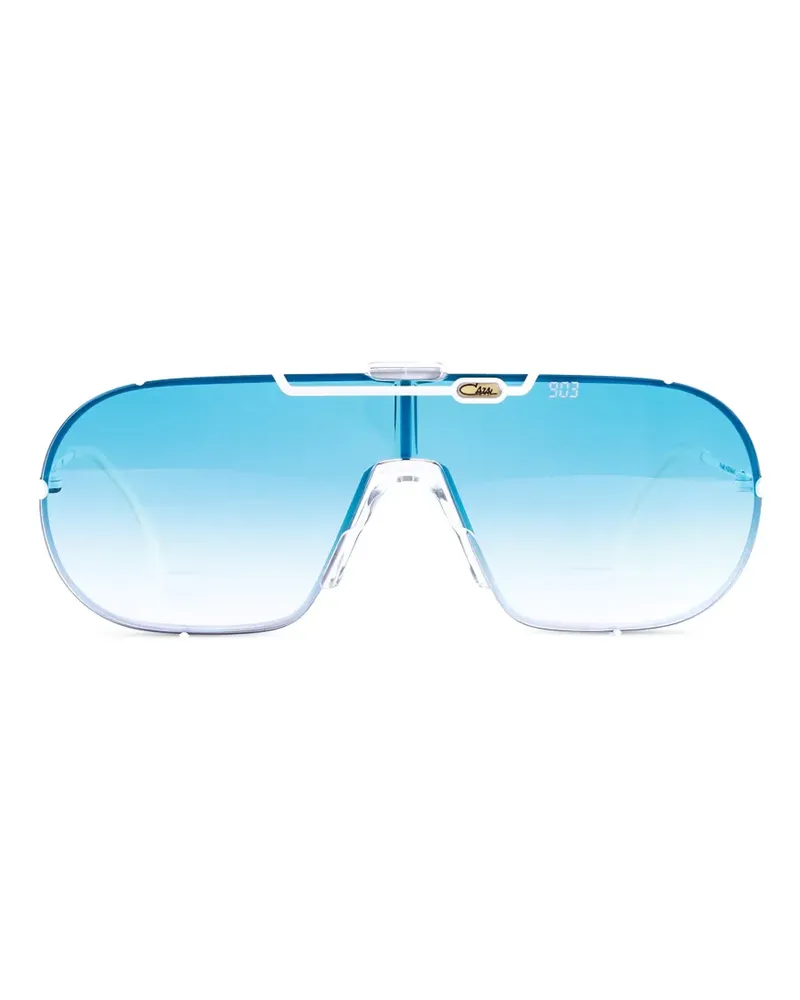 CAZAL browline gradient sunglasses - Weiß Weiß
