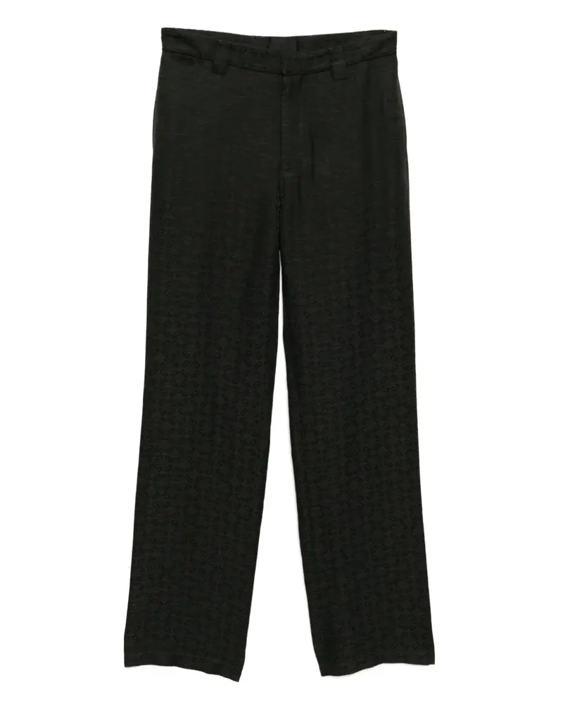 Givenchy Hose mit Monogramm - Grau Grau