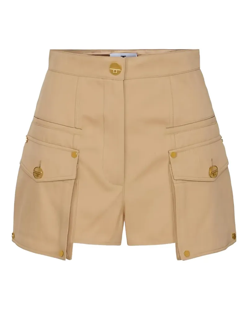 Elisabetta Franchi cargo-pocket shorts - Nude Nude