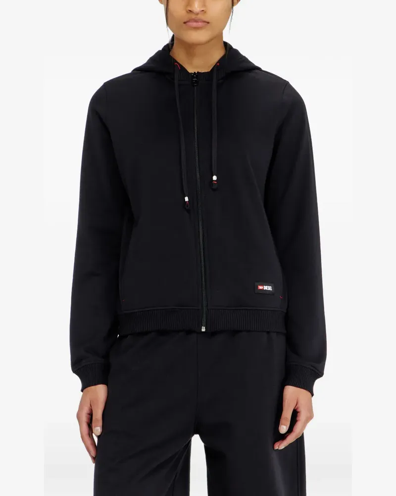 Diesel Hoodie aus Baumwollgemisch - Schwarz Schwarz