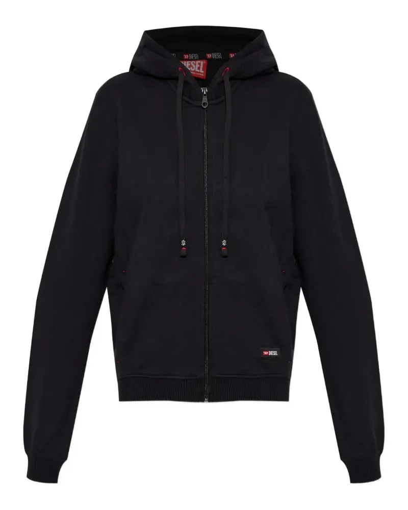 Diesel Harriet D-Core zip-up hoodie - Schwarz Schwarz