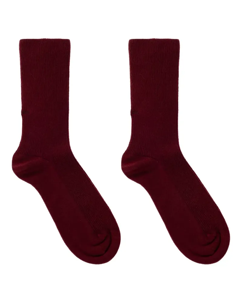 Balenciaga socks in passata red - Rot Rot