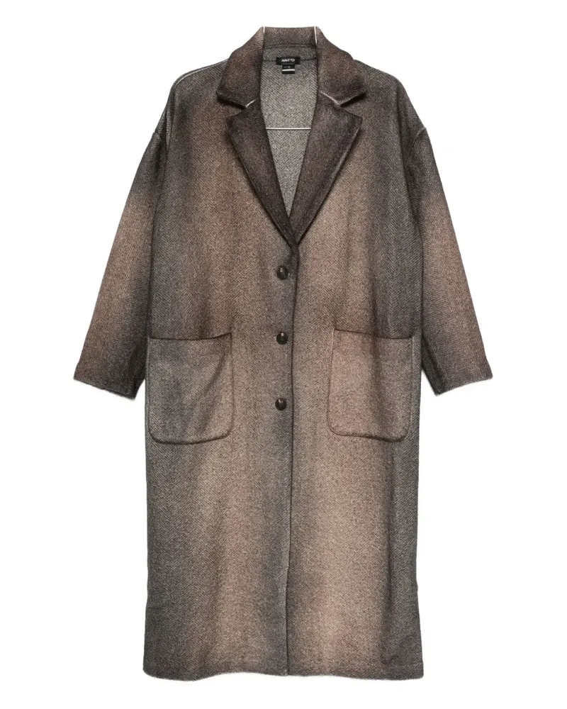 Avant Toi single-breasted coat - Braun Braun