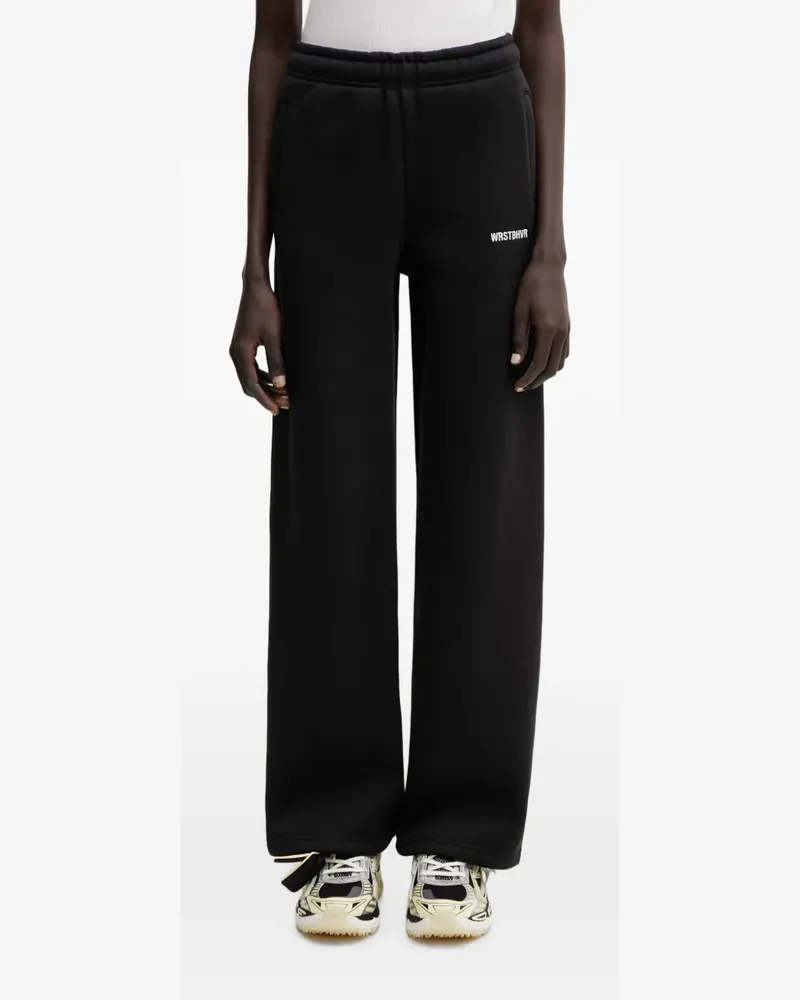 WRSTBHVR Naima logo-print track pants - Schwarz Schwarz