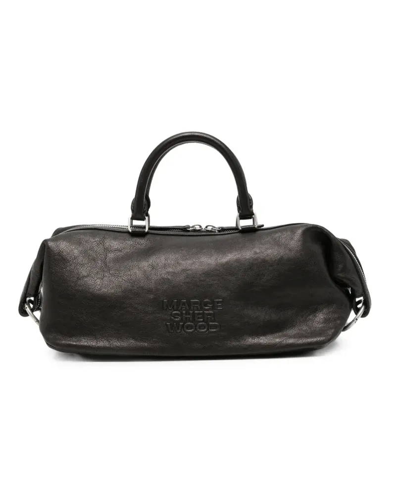 Marge Sherwood Shopper mit Logo-Prägung - Schwarz Schwarz
