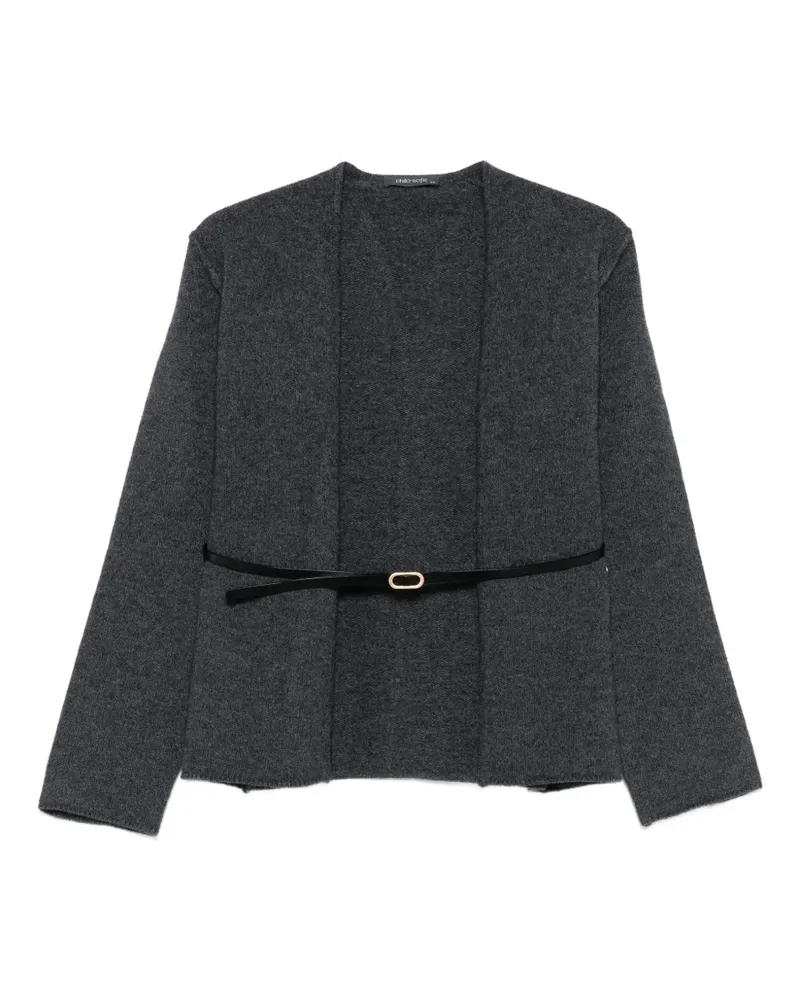 philo-sofie Cardigan mit Gürtel - Grau Grau