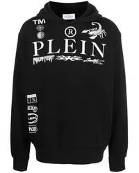 Philipp Plein Hoodie mit Logo-Print Schwarz