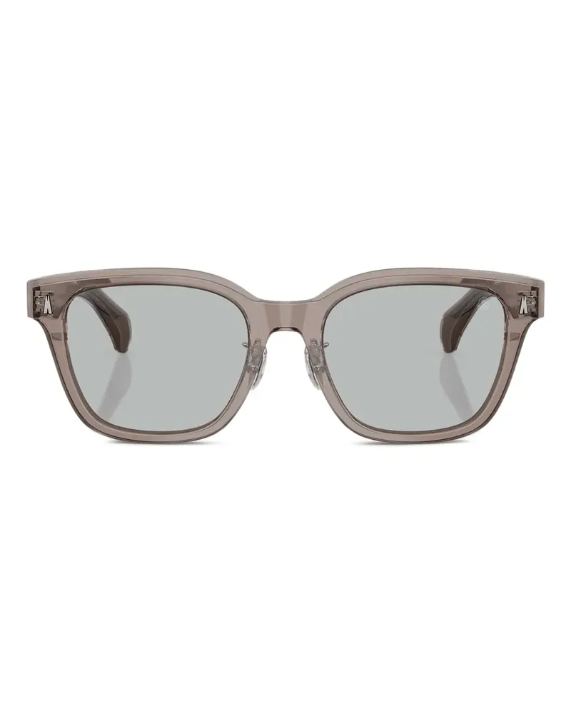 Moncler Sonnenbrille mit eckigem Gestell - Grau Grau