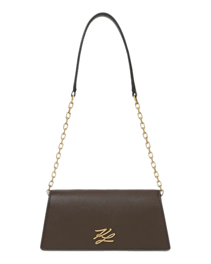 Karl Lagerfeld K/Autograph Schultertasche - Braun Braun