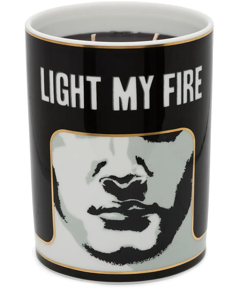 Ginori 1735 Light My Fire Duftkerze 1 kg Schwarz