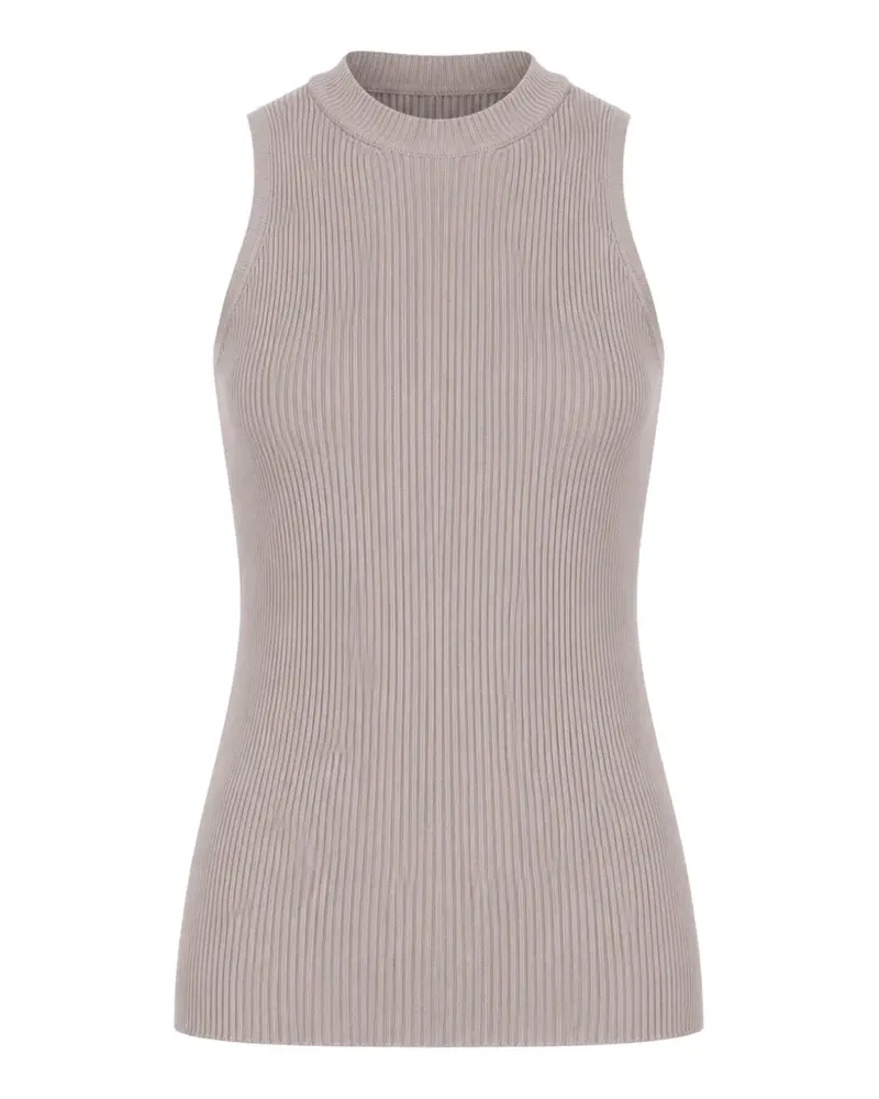 Rick Owens Geripptes Trägershirt - Nude Nude
