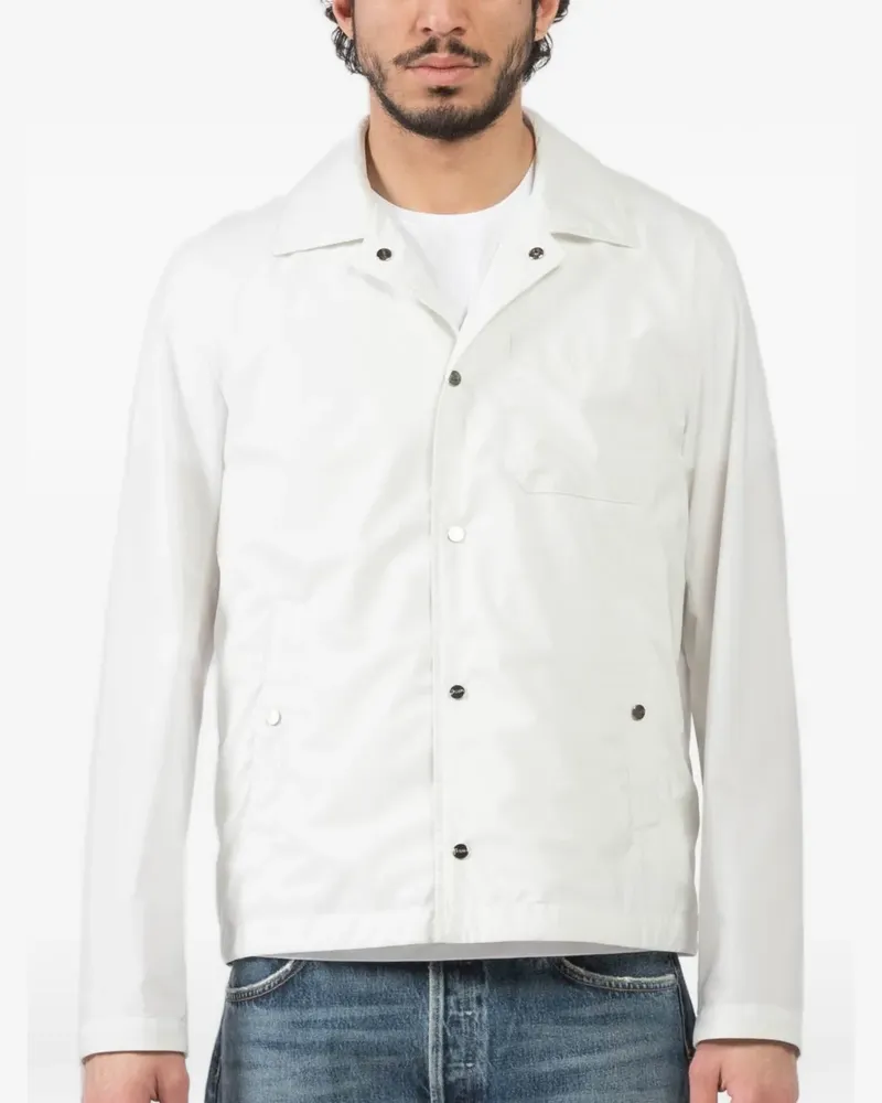 Herno button flap pocket jacket - Weiß Weiß