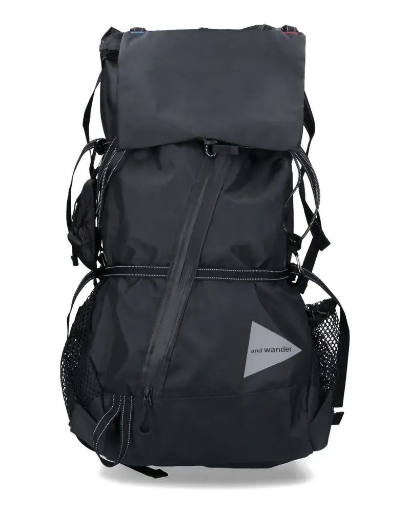 and wander Ecopack Rucksack 40L - Schwarz Schwarz