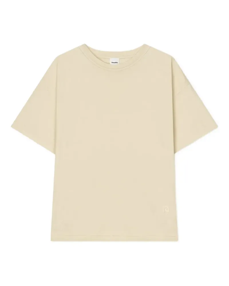 Nanushka Wren T-Shirt mit kastigem Schnitt - Nude Nude