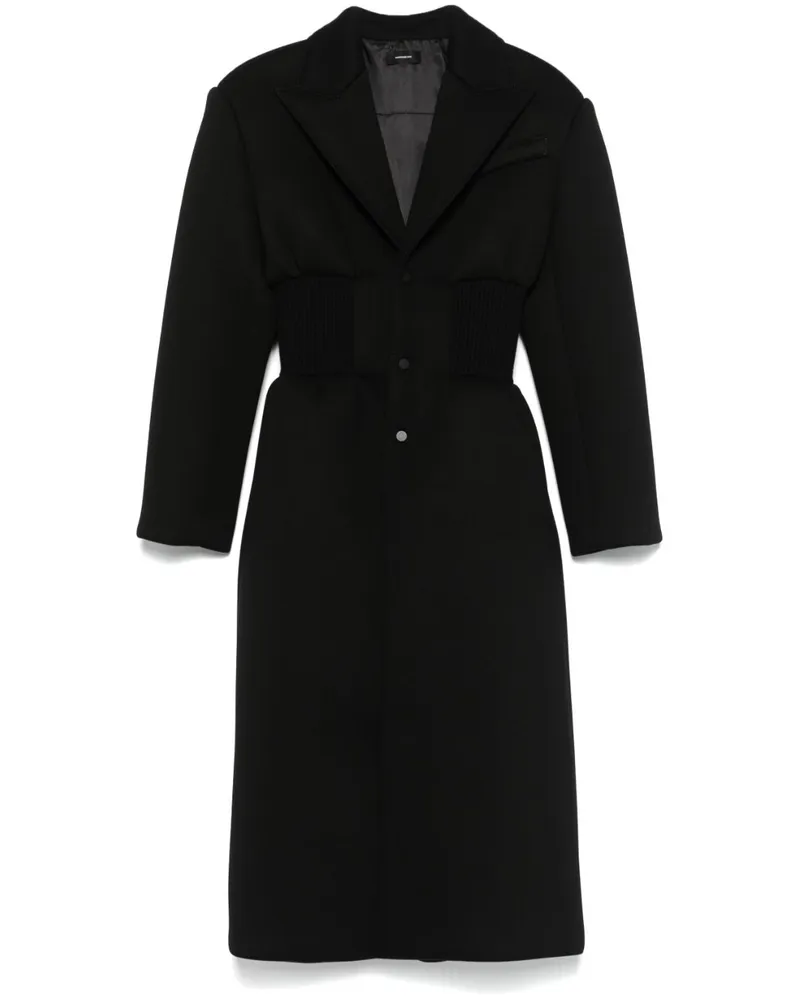 WARDROBE.NYC Einreihiger Mantel - Schwarz Schwarz