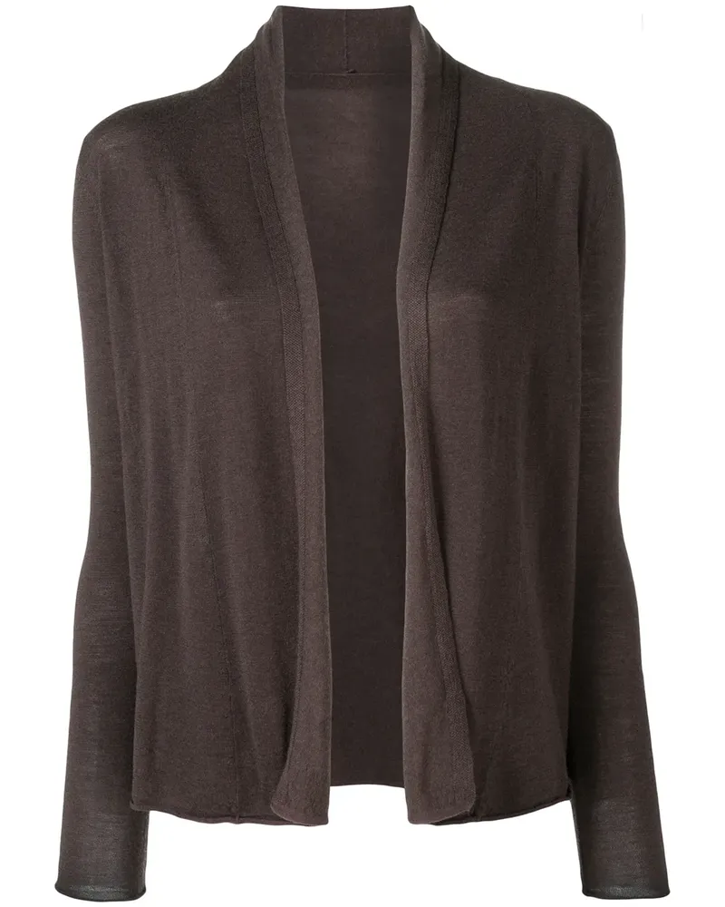 SottoMettimi Offener Cardigan - Braun Braun