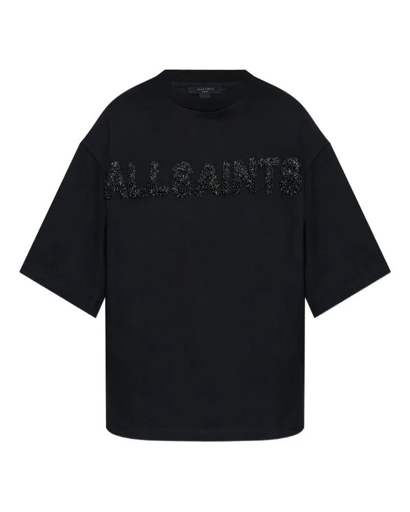 AllSaints T-Shirt aus Bio-Baumwolle - Schwarz Schwarz