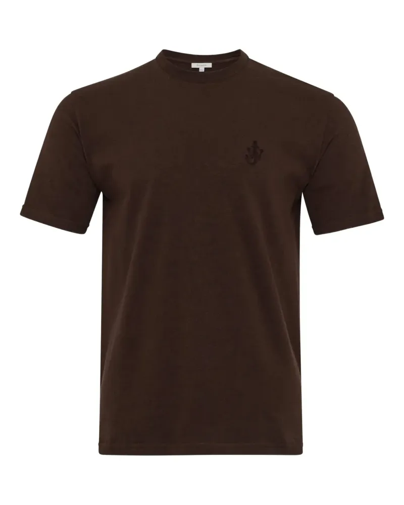 J.W.Anderson T-Shirt mit Logo-Stickerei - Braun Braun