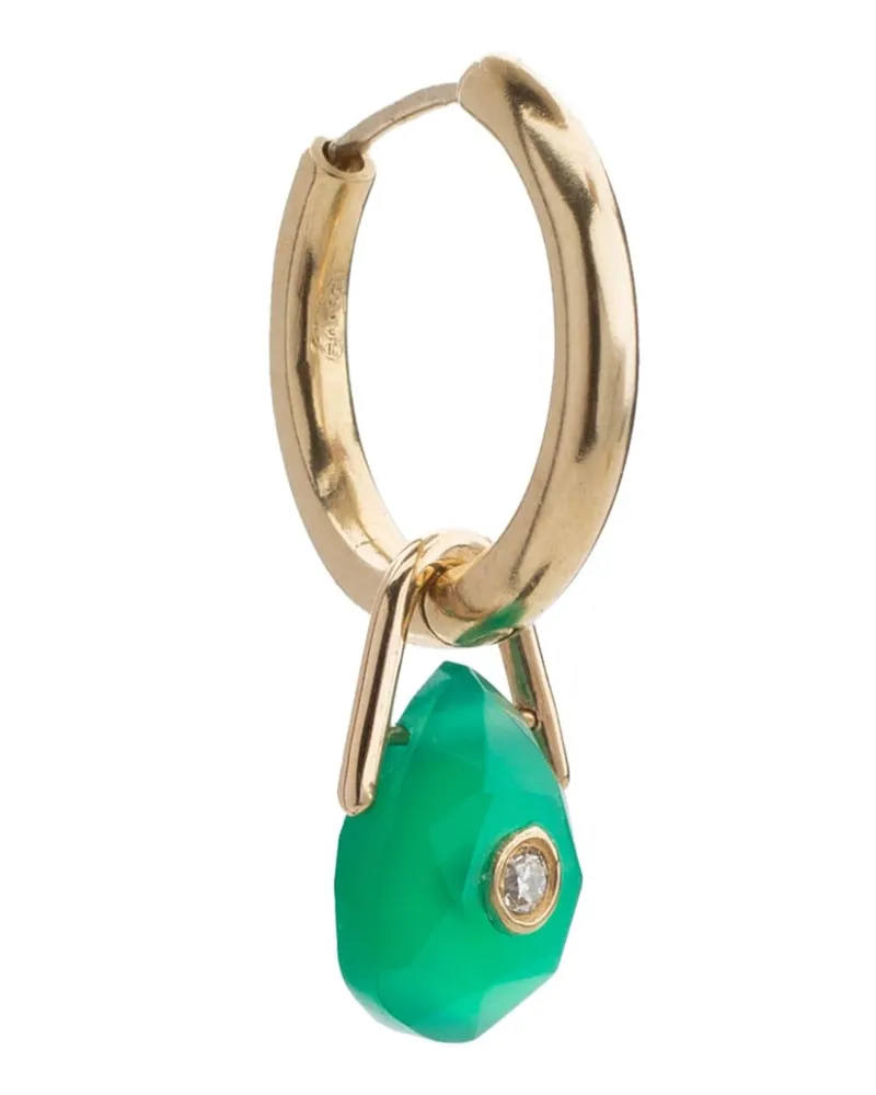 Pascale Monvoisin 9kt Orso Gelbgoldohrring mit Onyx Gold