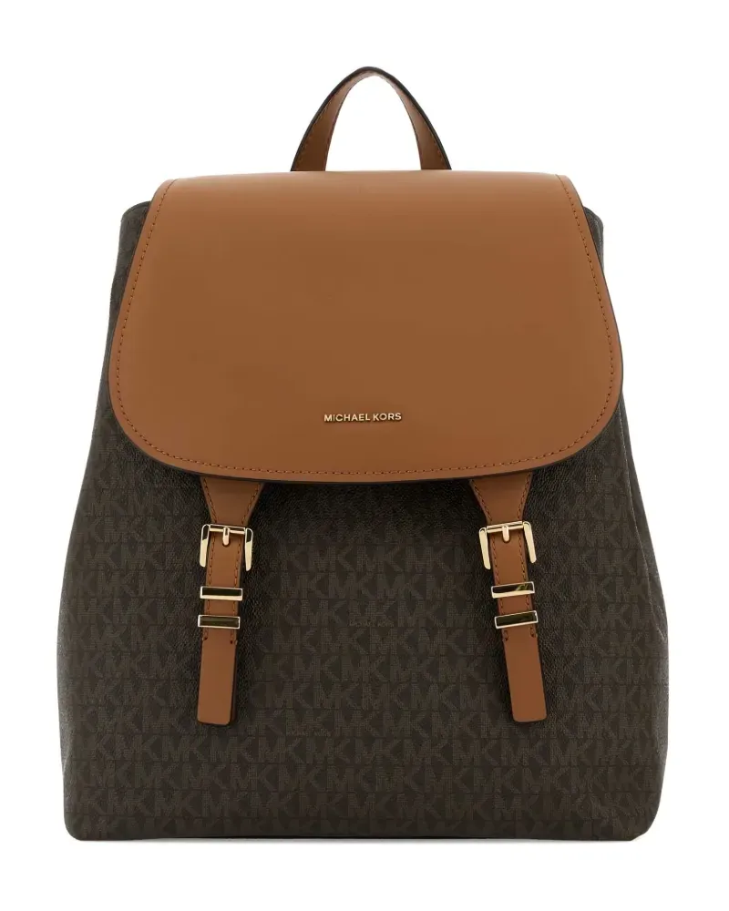 Michael Kors Rucksack mit Monogramm-Print - Braun Braun
