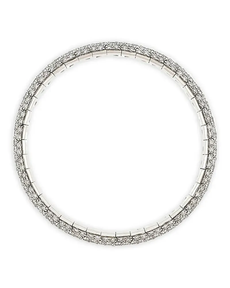 Mattia Cielo 18kt Universo Weißgoldarmband mit Diamanten - Silber Silber