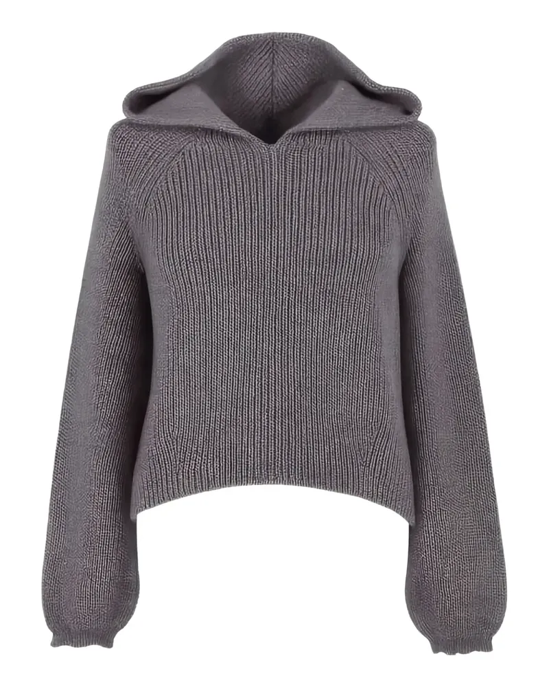 Twin-Set hooded knitwear - Grau Grau