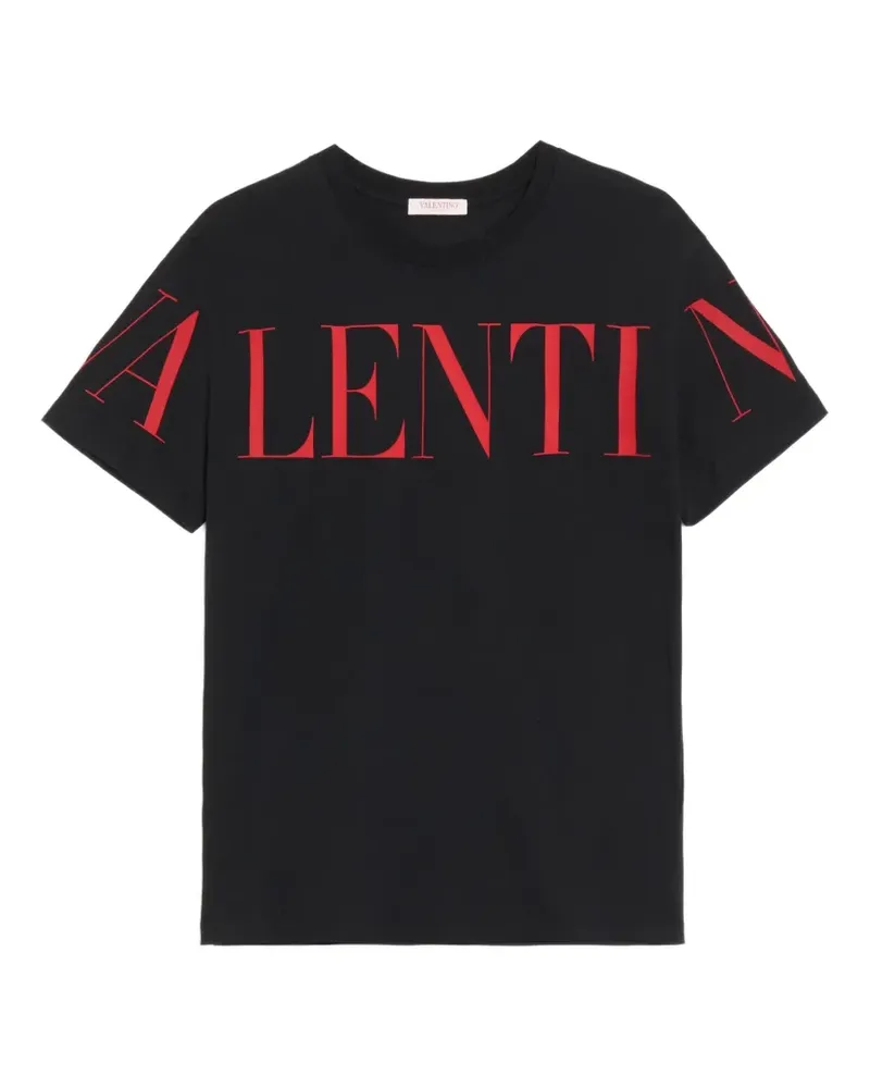 Valentino Garavani T-Shirt mit Valentino-Print - Schwarz Schwarz