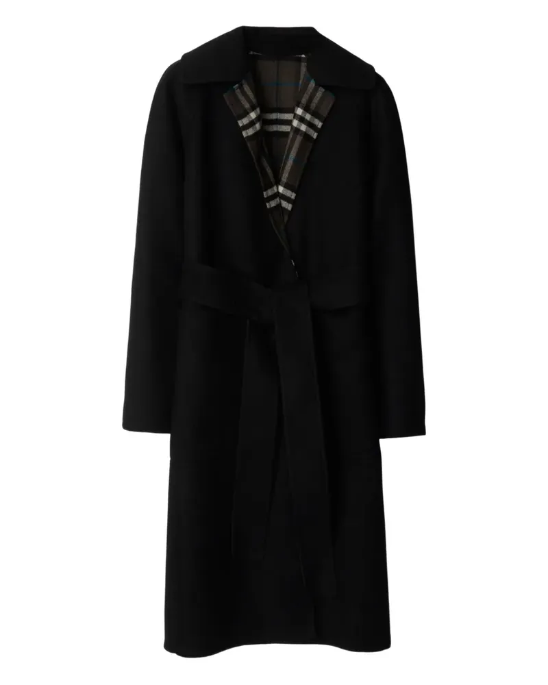 Burberry Wendemantel mit Gürtel - Schwarz Schwarz