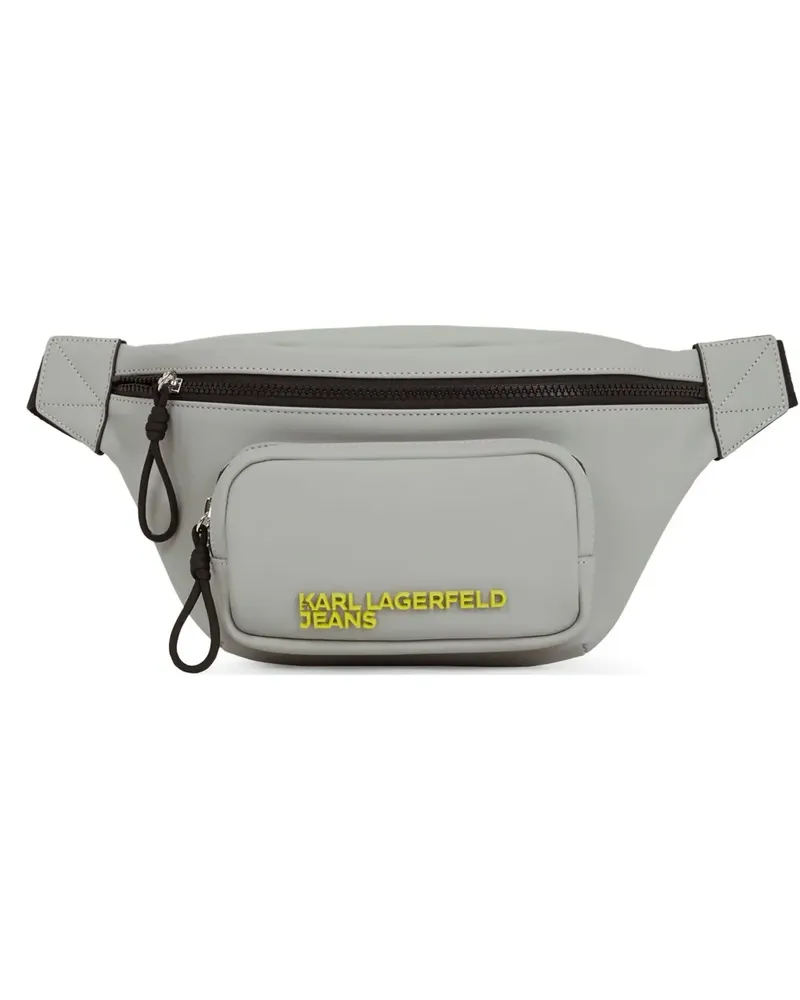 Karl Lagerfeld Gürteltasche mit Logo-Stickerei - Grau Grau