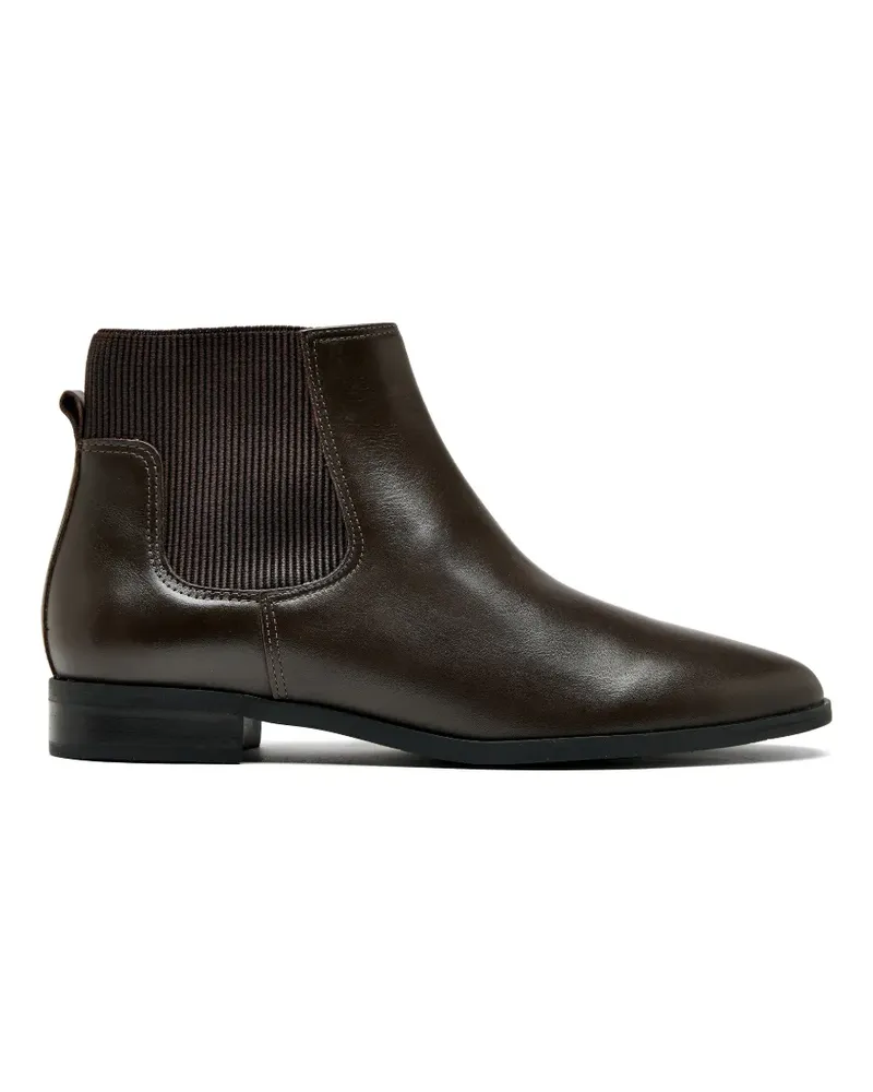 Sarah Chofakian Parma panelled boots - Braun Braun