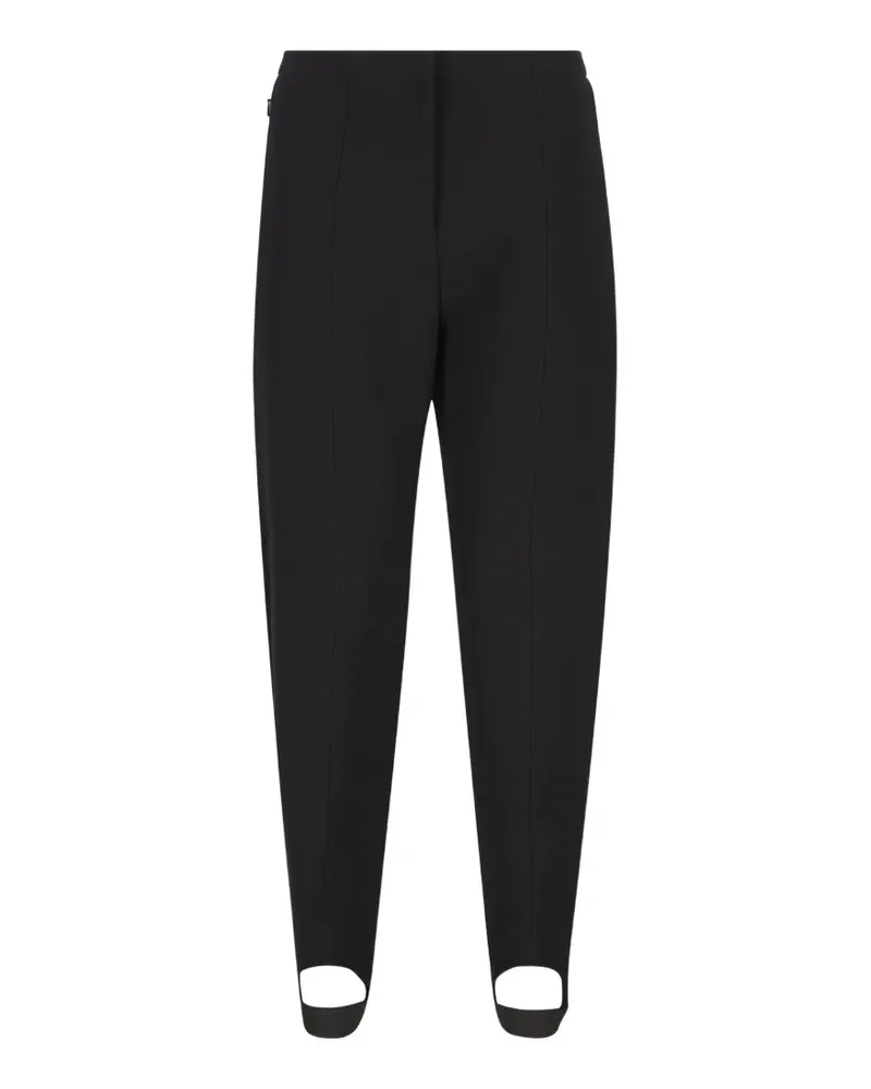 Loewe Tapered-Hose mit Stegsaum - Schwarz Schwarz