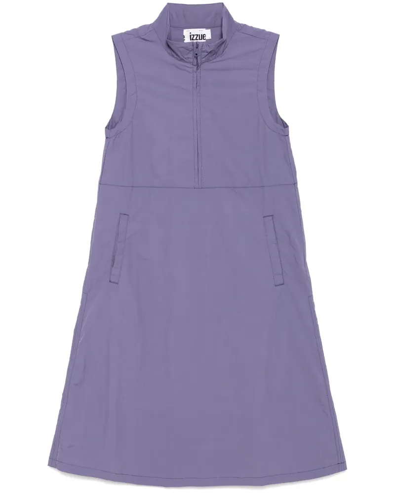 Izzue Kleid mit kurzem Reißverschluss - Violett Violett