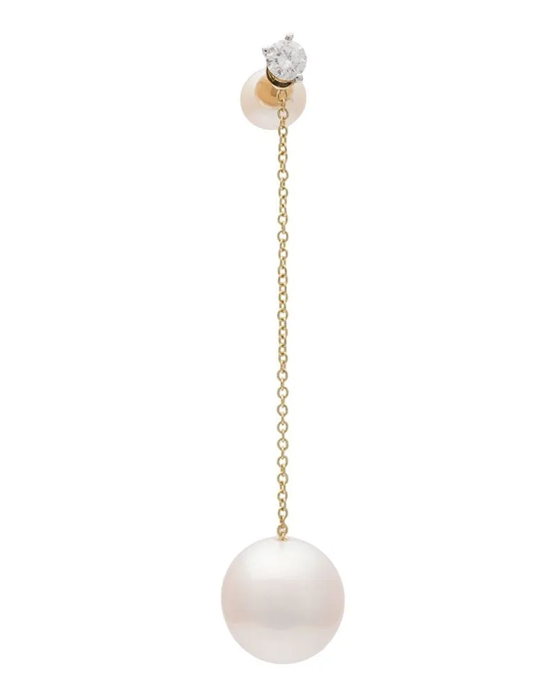 Delfina Delettrez 18kt Goldohrring mit Diamant - Metallic Metallic
