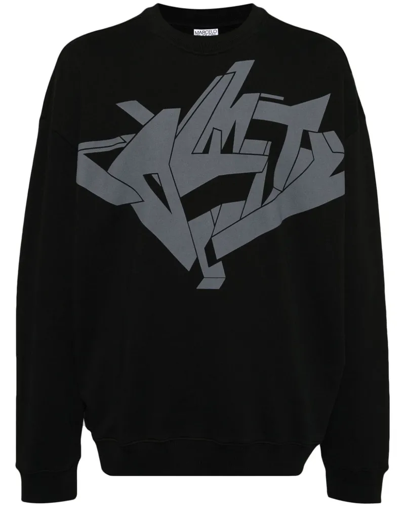 Marcelo Burlon | County of Milan Sweatshirt mit grafischem Print - Schwarz Schwarz