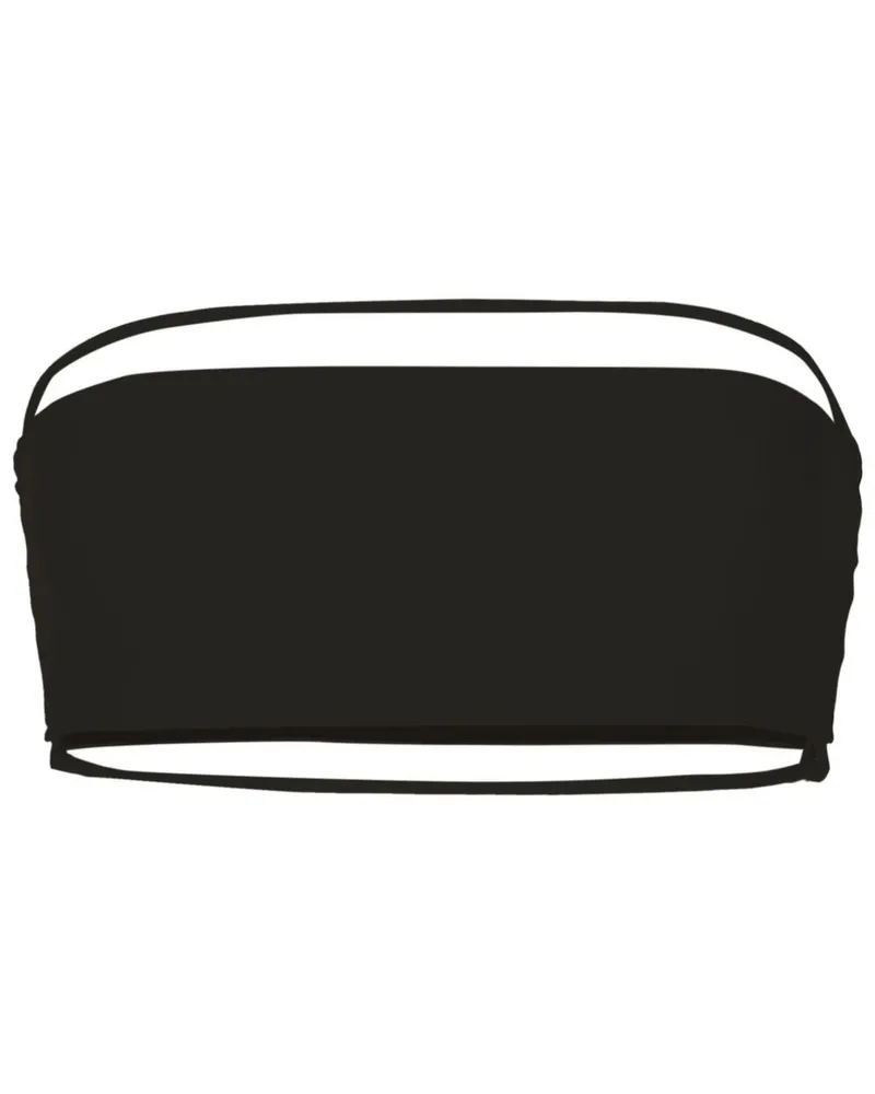 Gloria Coelho Klassisches Bandeau-Bikinioberteil - Schwarz Schwarz