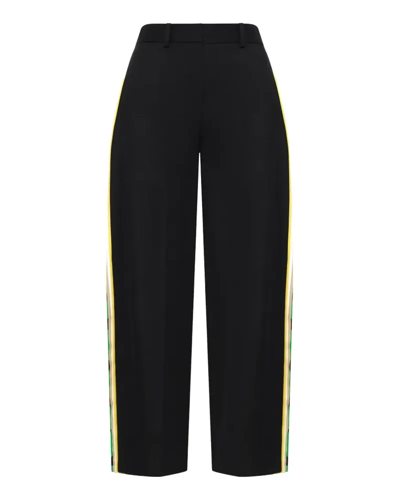 Loewe pressed-crease wide-leg trousers - Schwarz Schwarz
