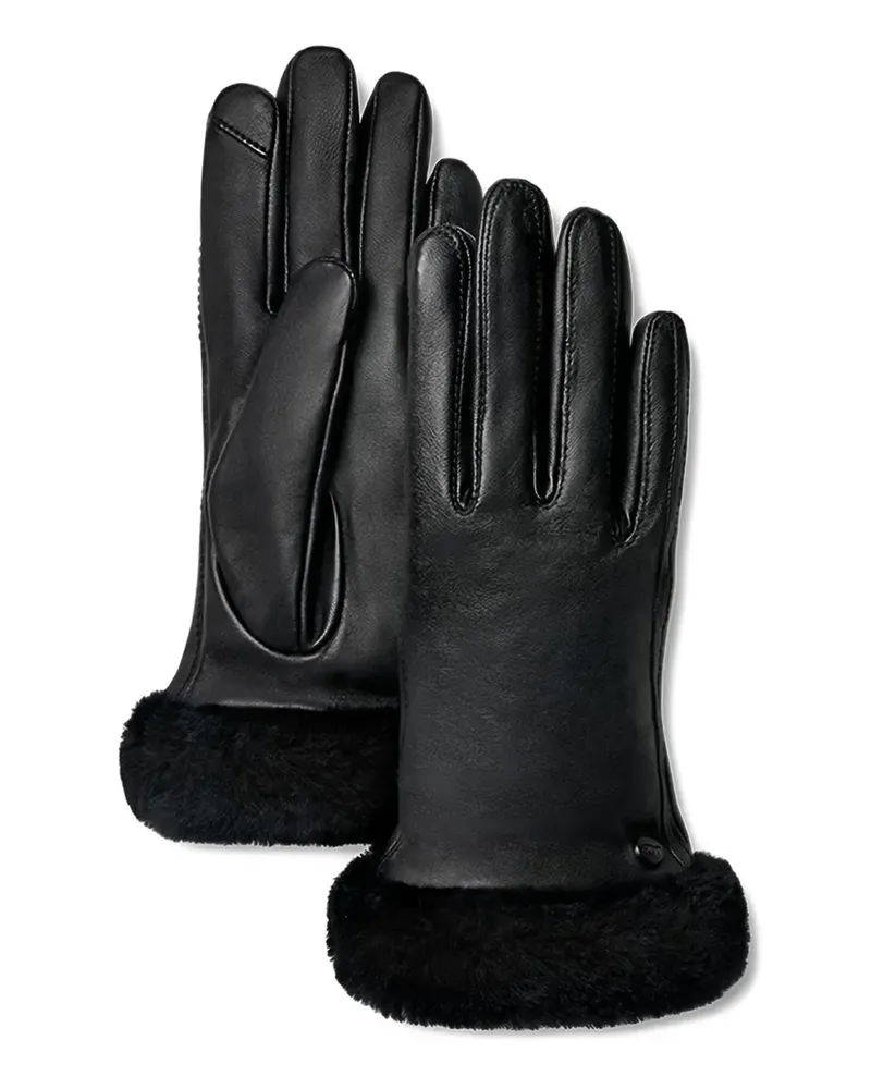 UGG leather gloves - Schwarz Schwarz