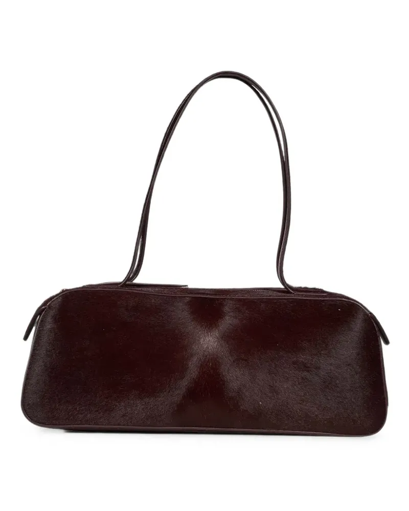 KHAITE Schultertasche aus Kalbshaar - Braun Braun