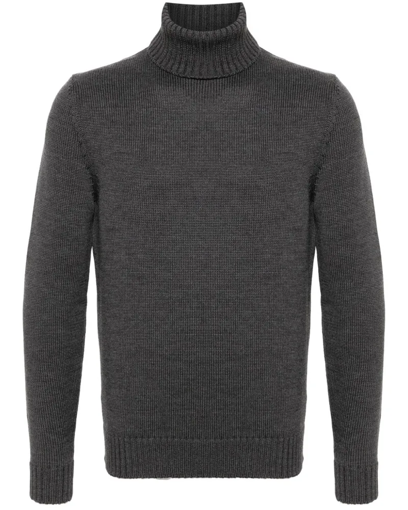 Zanone Pullover aus Schurwolle - Grau Grau