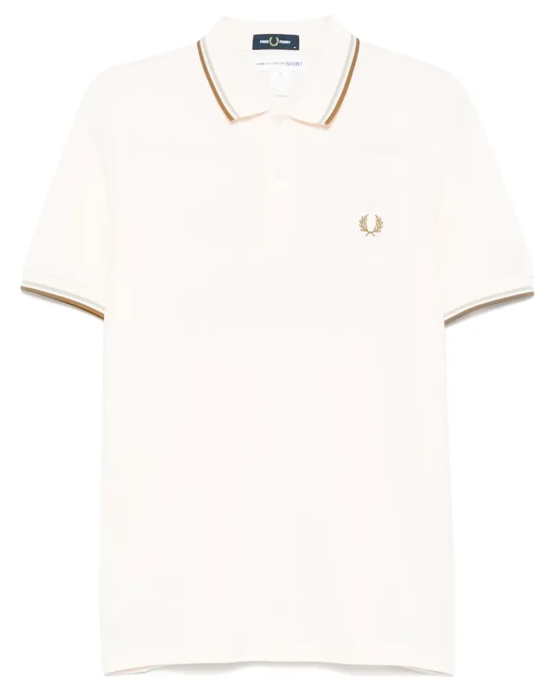 Comme des Garçons Besticktes Poloshirt - Rosa Rosa