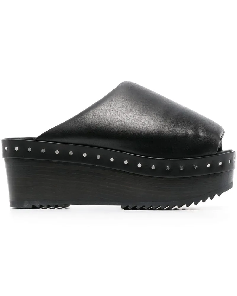 Rick Owens Sabot Mules Schwarz