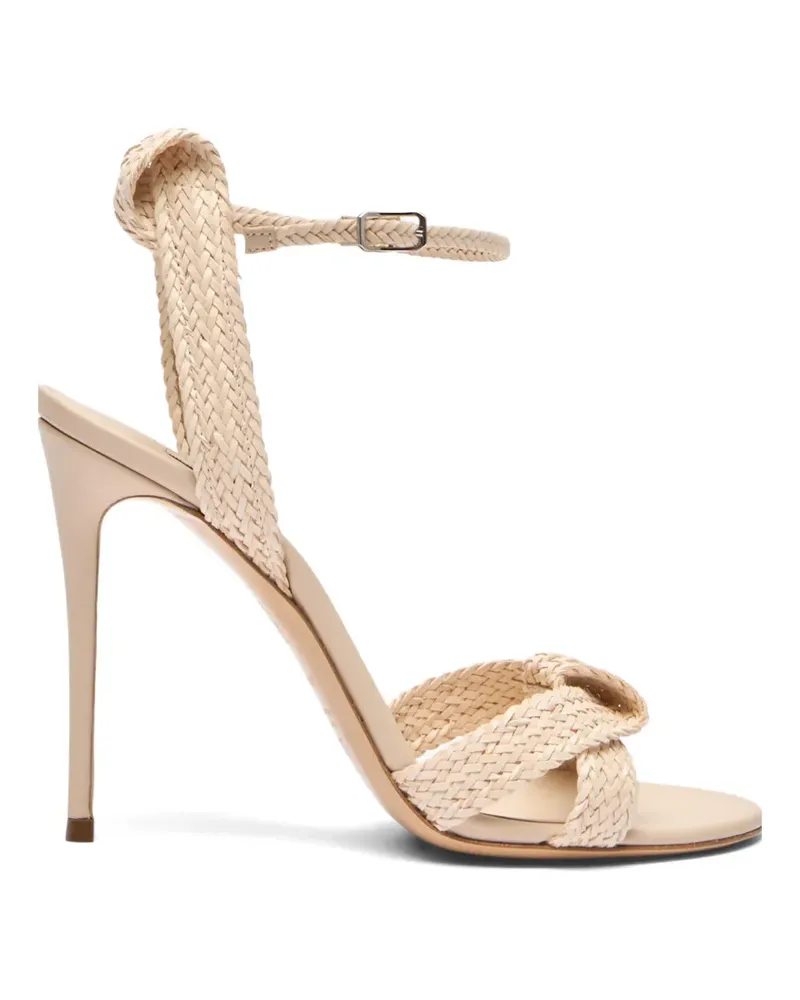 Casadei Julia braided-strap sandals - Nude Nude