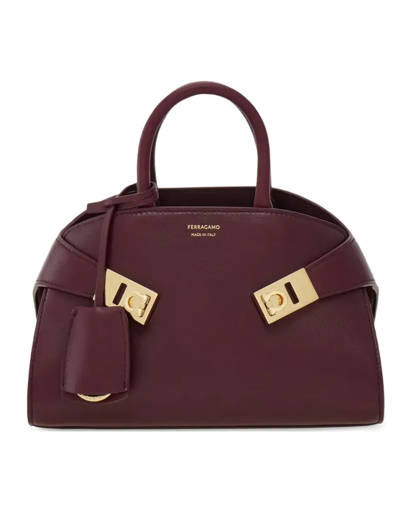 Ferragamo buckle charm hug tote bag - Rot Rot