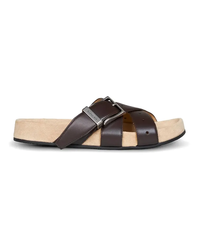 Balenciaga buckled sandals - Braun Braun