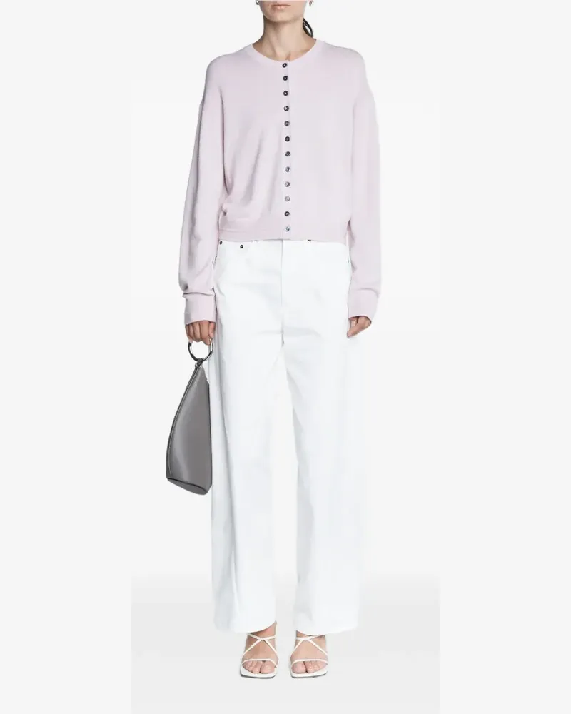 Maria Mcmanus Tiny button cardigan - Weiß Weiß