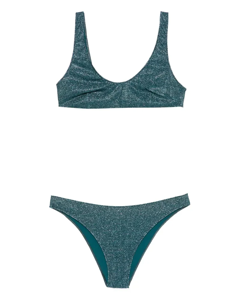 Oséree scoop-neck bikini - Blau Blau