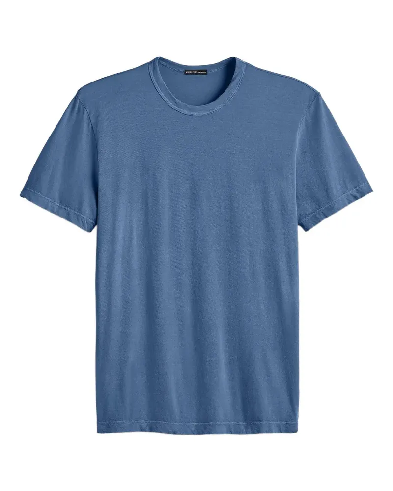James Perse T-Shirt mit Rundhalsausschnitt - Blau Blau