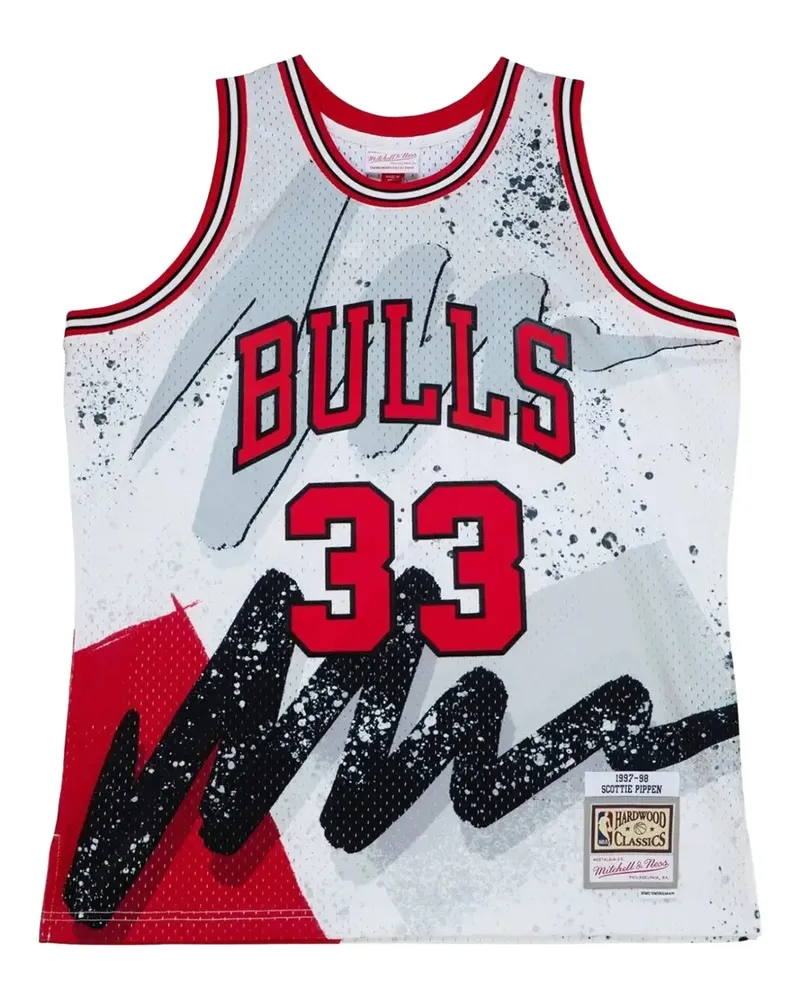 Mitchell & Ness x NBA Chicago Bulls Scottie Pippen 1997-98 Hyper Hoops Swingman tank top - Weiß Weiß