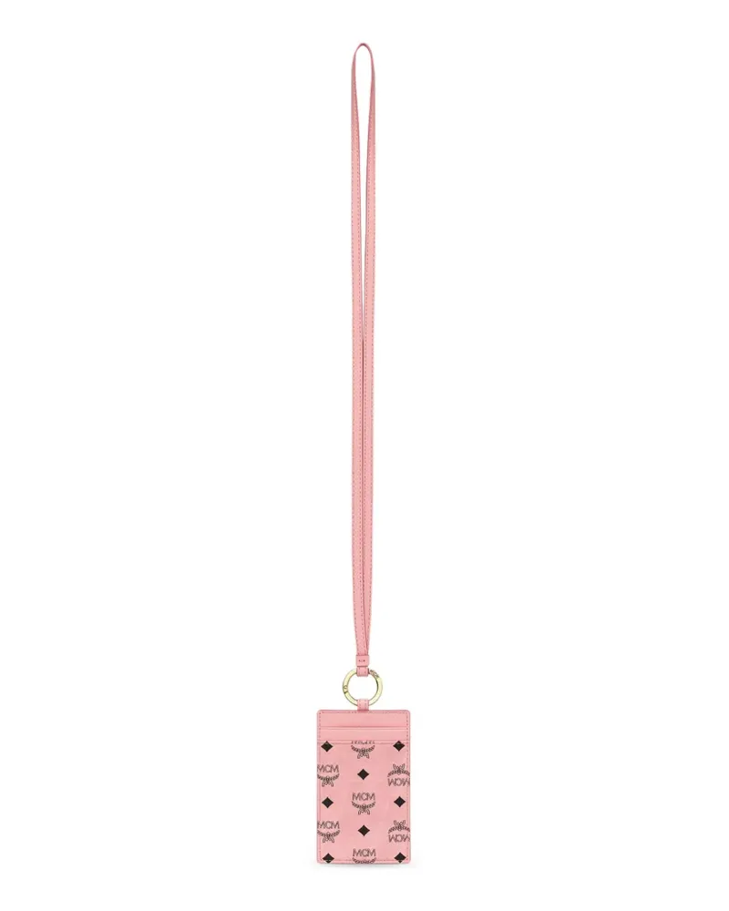 MCM Visetos Kartenetui mit Trageriemen - Rosa Rosa